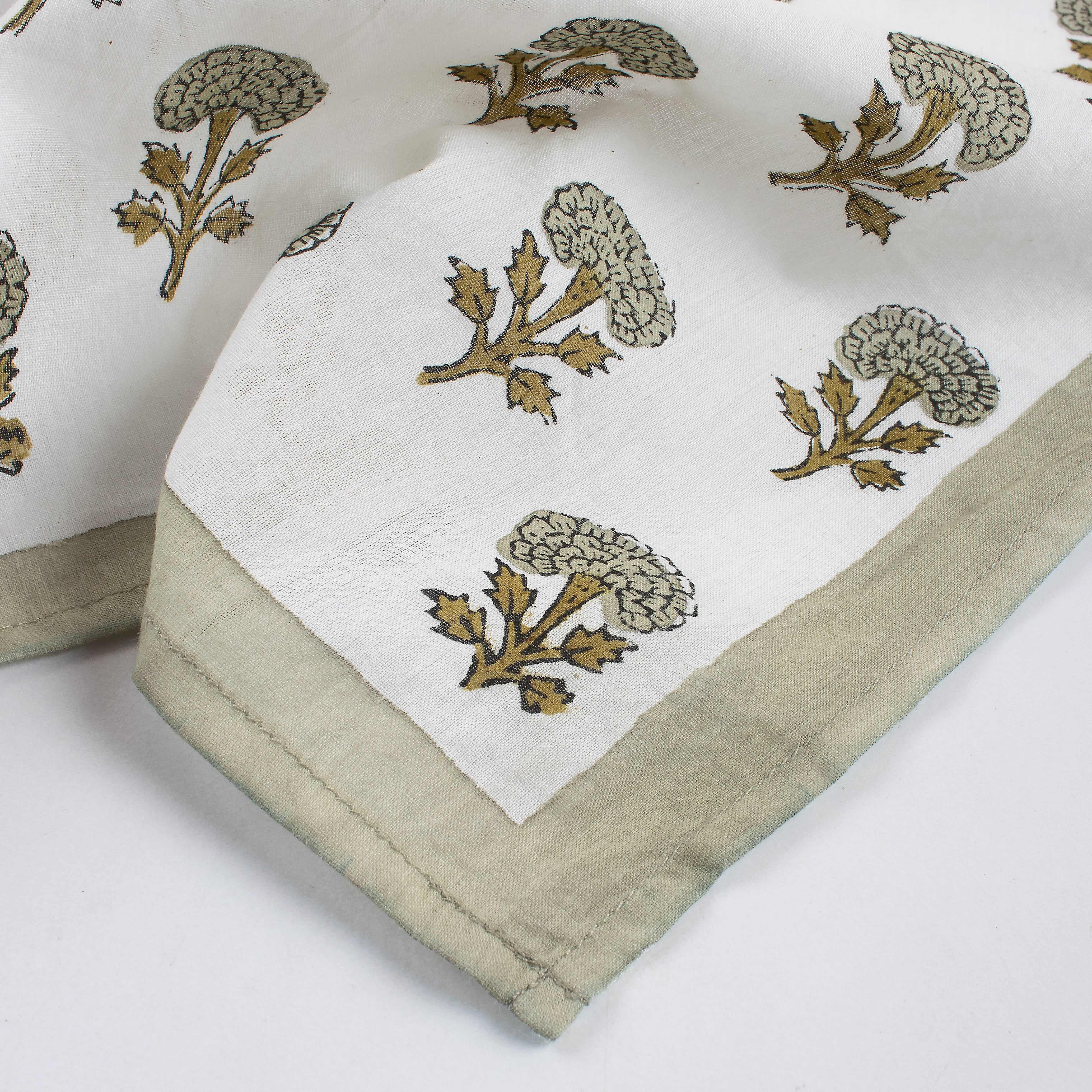 Block Print Pure Cotton Head Bandana for Men And Women 585